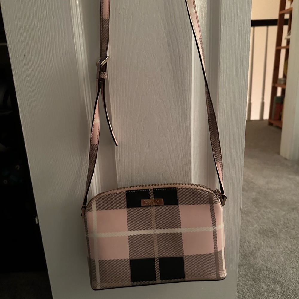Kate Spade Plaid crossbody purse